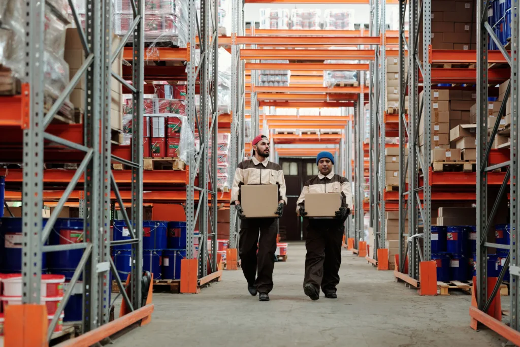 Logistics warehouses China and UK