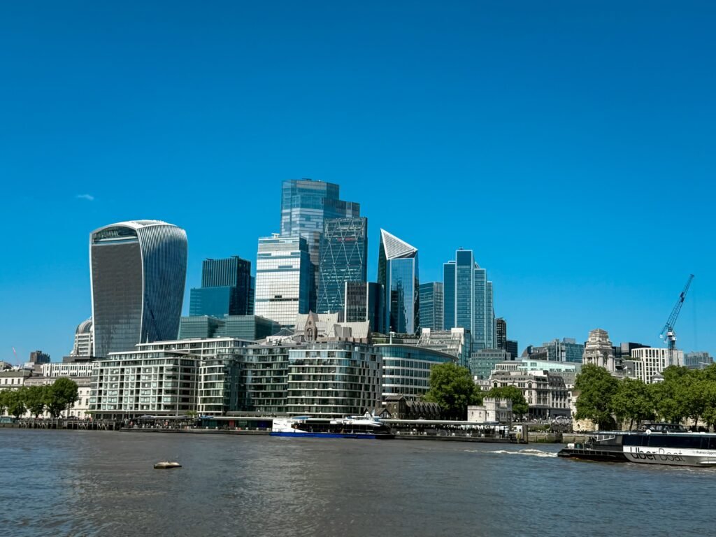 UK business skyline